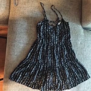 Mudd Strappy Back Skater Dress Sz. XS - Black